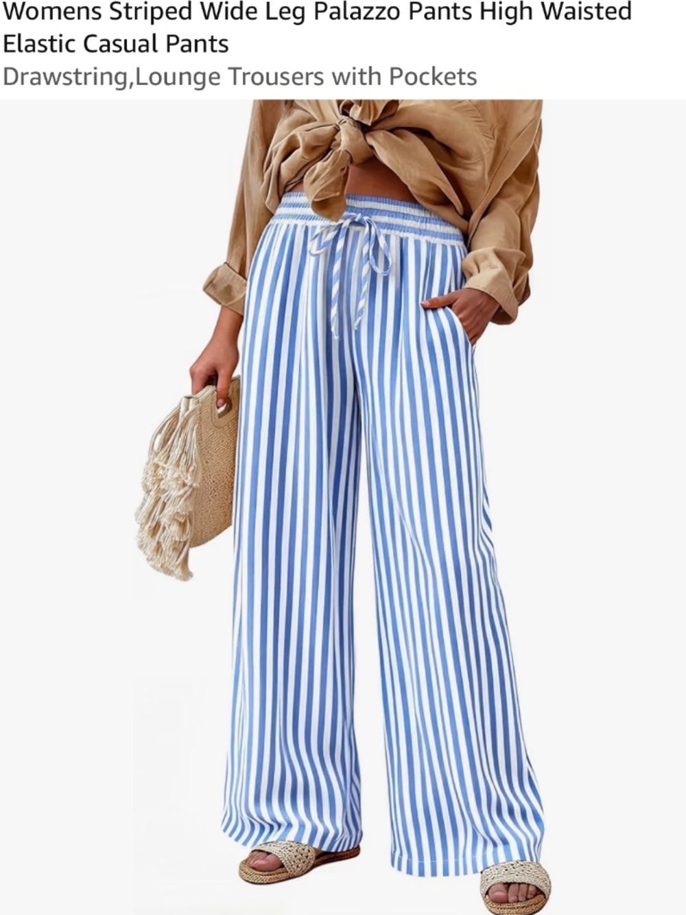 New wide leg palazzo pant